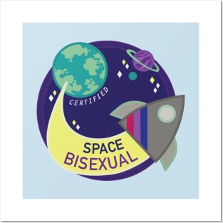 Space Bisexual Posters and Art